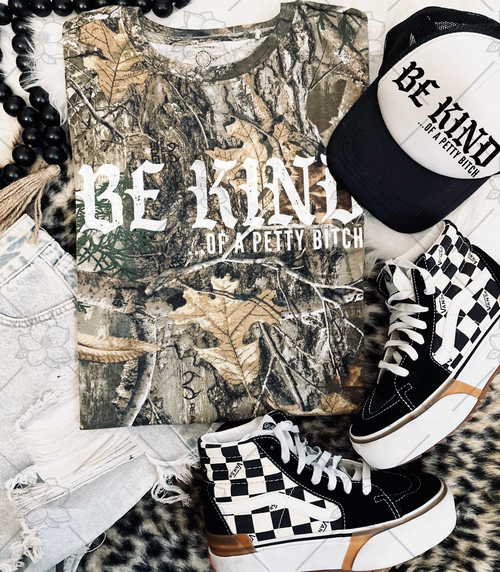 Be kind of… Graphic Camo Tee- multiple styles